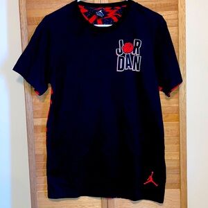 Vintage Air Jordan Jumpman 23 Tee Tshirt All Over Print Back size Medium RARE